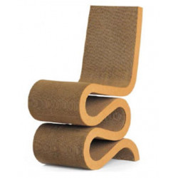 Chaise design zig-zag